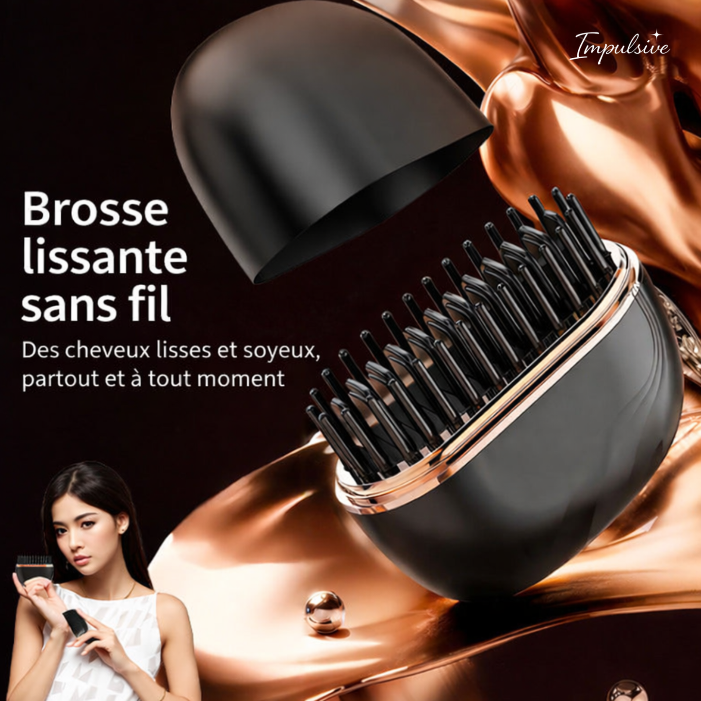 Mini Lisseur Portable Sans Fil – Retouche Express Sac à Main