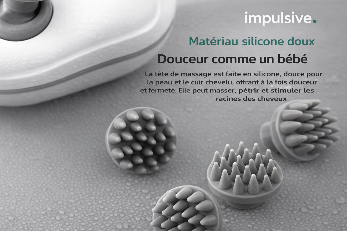 Stimulateur Capillaire Électrique – Active la Pousse & Soulage les Tensions