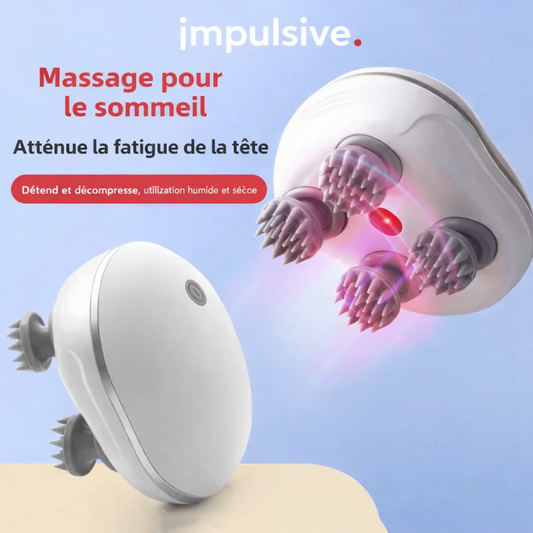 Stimulateur Capillaire Électrique – Active la Pousse & Soulage les Tensions